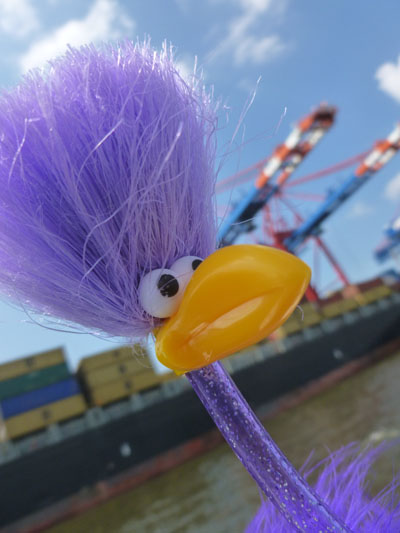Ingo im Containerhafen