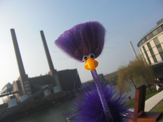 Ingo vor den Schornsteinen